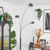 Nikkala Lámpara de pie Cromo, Blanca, 3 luces