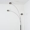Nikkala Lámpara de pie Cromo, Blanca, 3 luces