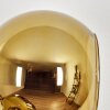 Koyoto Luminarias esféricas, Apliques dorado, Negro, 3 luces