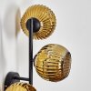 Ripoll Luminarias esféricas, Apliques dorado, 3 luces