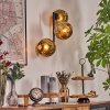 Ripoll Luminarias esféricas, Apliques dorado, 3 luces