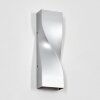 Halan Aplique de exterior, Lámpara Up & Down, Apliques LED Plata, 2 luces