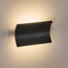 Grana Aplique de exterior, Apliques LED Negro, 2 luces