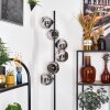 Koyoto Lámpara de pie 31 cm Cromo, Ahumado, 6 luces