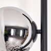 Koyoto Lámpara de pie 31 cm Cromo, Ahumado, 6 luces