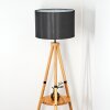 Soungou Lámpara de pie Crudo, Negro, 1 luz