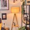 Soungou Lámpara de pie Crudo, Negro, 1 luz