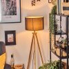 Soungou Lámpara de pie Crudo, Negro, 1 luz