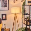 Soungou Lámpara de pie Crudo, Negro, 1 luz