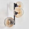 Koyoto Luminarias esféricas, Apliques Colores ámbar, Transparente, 3 luces