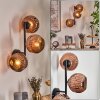 Ripoll Luminarias esféricas, Apliques Color cobre, 3 luces