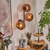 Ripoll Luminarias esféricas, Apliques Color cobre, 3 luces
