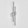 Glara Aplique de exterior, Apliques LED Plata, 2 luces