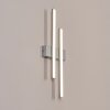 Glara Aplique de exterior, Apliques LED Plata, 2 luces