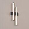 Glara Aplique de exterior, Apliques LED Negro, 2 luces