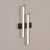 Glara Aplique de exterior, Apliques LED Negro, 2 luces