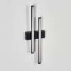 Glara Aplique de exterior, Apliques LED Negro, 2 luces