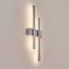 Glara Aplique de exterior, Apliques LED Plata, 2 luces