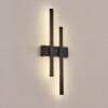 Glara Aplique de exterior, Apliques LED Negro, 2 luces