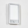 Harel Aplique de exterior, Panel, Apliques LED Plata, 1 luz, Sensor de movimiento