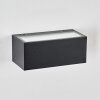Lanor Aplique de exterior, Lámpara Up & Down, Apliques LED Negro, 1 luz