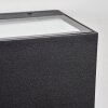 Lanor Aplique de exterior, Lámpara Up & Down, Apliques LED Negro, 1 luz