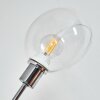 Nikkala Lámpara de pie Cromo, Blanca, 5 luces