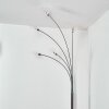 Nikkala Lámpara de pie Cromo, Blanca, 5 luces