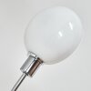 Nikkala Lámpara de pie Cromo, Blanca, 5 luces