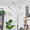 Nikkala Lámpara de pie Cromo, Blanca, 5 luces