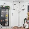 Nikkala Lámpara de pie Cromo, Blanca, 5 luces