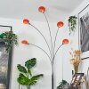 Nikkala Lámpara de pie Cromo, Blanca, 5 luces