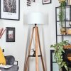 Soungou Lámpara de pie Crudo, Negro, 1 luz