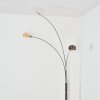 Nikkala Lámpara de pie Cromo, Blanca, 3 luces