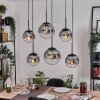 Gastor Lámparas suspendidas, Luminarias esféricas, Lámparas colgantes Transparente, Ahumado, 6 luces