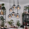 Gastor Lámparas suspendidas, Luminarias esféricas, Lámparas colgantes Transparente, Ahumado, 6 luces