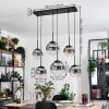 Gastor Lámparas suspendidas, Luminarias esféricas, Lámparas colgantes Transparente, Ahumado, 6 luces