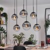 Gastor Lámparas suspendidas, Luminarias esféricas, Lámparas colgantes Transparente, Ahumado, 6 luces