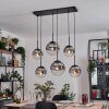 Gastor Lámparas suspendidas, Luminarias esféricas, Lámparas colgantes Transparente, Ahumado, 6 luces