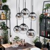 Gastor Lámparas suspendidas, Luminarias esféricas, Lámparas colgantes Transparente, Ahumado, 6 luces