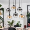 Gastor Lámparas suspendidas, Luminarias esféricas, Lámparas colgantes Colores ámbar, Transparente, Ahumado, 6 luces
