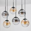 Gastor Lámparas suspendidas, Luminarias esféricas, Lámparas colgantes Colores ámbar, Transparente, Ahumado, 6 luces