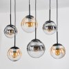 Gastor Lámparas suspendidas, Luminarias esféricas, Lámparas colgantes Colores ámbar, Transparente, Ahumado, 6 luces