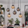 Gastor Lámparas suspendidas, Luminarias esféricas, Lámparas colgantes Colores ámbar, Ahumado, 6 luces