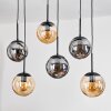 Gastor Lámparas suspendidas, Luminarias esféricas, Lámparas colgantes Colores ámbar, Ahumado, 6 luces
