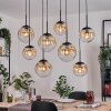 Gastor Lámparas suspendidas, Luminarias esféricas, Lámparas colgantes Colores ámbar, Transparente, 8 luces