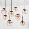 Gastor Lámparas suspendidas, Luminarias esféricas, Lámparas colgantes Colores ámbar, Transparente, 8 luces