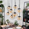 Gastor Lámparas suspendidas, Luminarias esféricas, Lámparas colgantes Colores ámbar, Transparente, 8 luces
