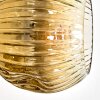 Ripoll Lámpara de pie dorado, Transparente, 4 luces