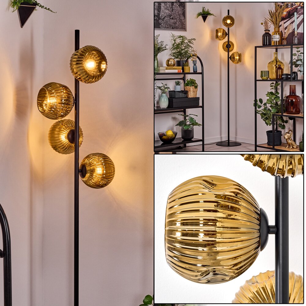 Ripoll Lámpara de pie dorado, 4 luces main product photo